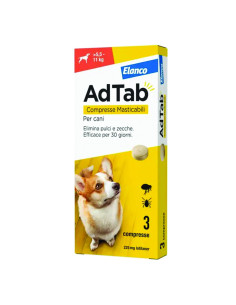 ADTAB COMPRESSE MASTICABILI PER CANI KG.5,5-11 Miglior Prezzo
