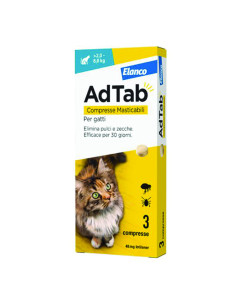 ADTAB COMPRESSE MASTICABILI PER GATTI KG.2-8 Miglior Prezzo