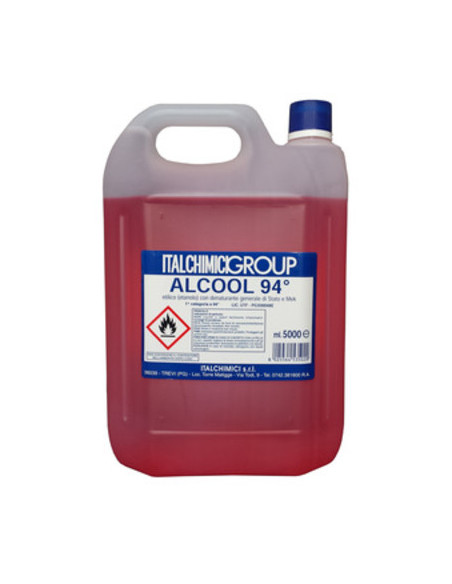 ALCOOL DENATURATO 94% CERTIFICATO LT.5 Miglior Prezzo