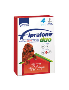 ANTIPARASSITARIO FIPRALONE DUO CANE FORMEVET KG.40/60 Miglior
