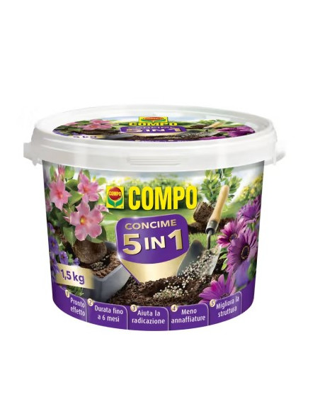 COMPO CONCIME 5 IN 1 KG.1,5 Miglior Prezzo