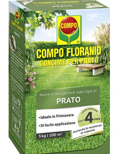 COMPO FLORANID CONCIME PRATO KG.3 Miglior Prezzo
