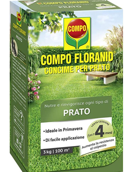 COMPO FLORANID CONCIME PRATO KG.3 Miglior Prezzo