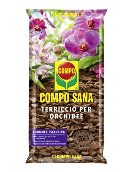COMPO SANA TERRICCIO PER ORCHIDEE LT.5 Miglior Prezzo