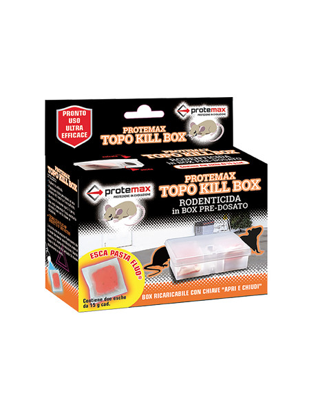 CONTENITORE SICUREZZA TOPICIDI + ESCA PROTEMAX Miglior Prezzo