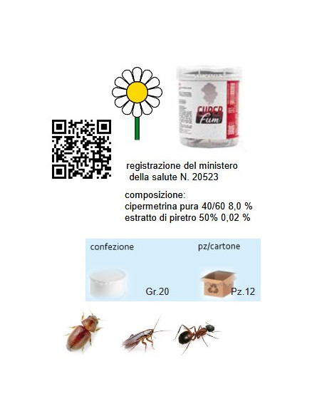 CYPERFUM FUMIGANTE IDRO-REATTIVO Miglior Prezzo