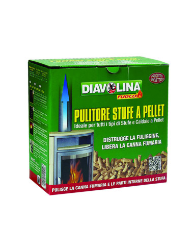 DIAVOLINA PELLET SPAZZACAMINO KG.1,5 Miglior Prezzo
