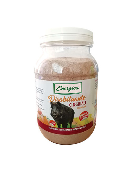 DISABITUANTE CINGHIALE GRANULARE ENERGICA KG.2,5 Miglior Prezzo