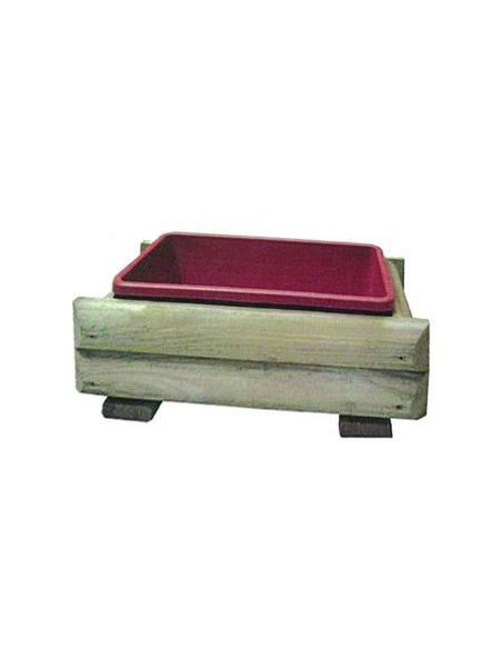 FIORIERA PORTACASSETTE IN PINO IMPR. 