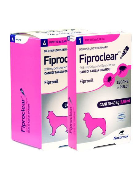 FIPROCLEAR COMBO CANI 20/40 KG. 