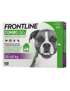 FRONTLINE COMBO KG.20-40 CANI - 3 PIPETTE Miglior Prezzo