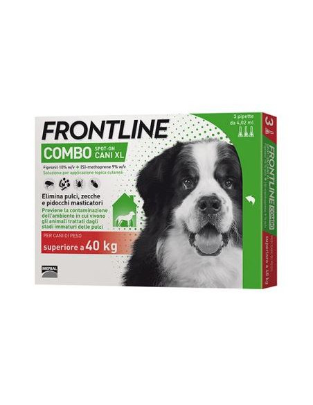 FRONTLINE COMBO KG.40-60 CANI - 3 PIPETTE Miglior Prezzo