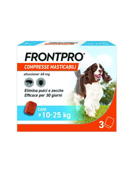 FRONTPRO COMPRESSE MASTICABILI PER CANI KG.10-25 Miglior Prezzo
