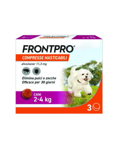 FRONTPRO COMPRESSE MASTICABILI PER CANI KG.2-4 Miglior Prezzo