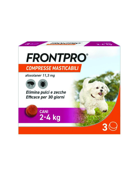 FRONTPRO COMPRESSE MASTICABILI PER CANI KG.2-4 Miglior Prezzo
