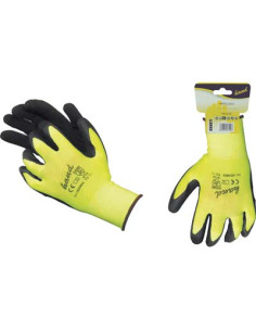 GUANI LATTICE RUGOSO NERO HAND MAGLIA LEGGERA SINTETICO GIALLO