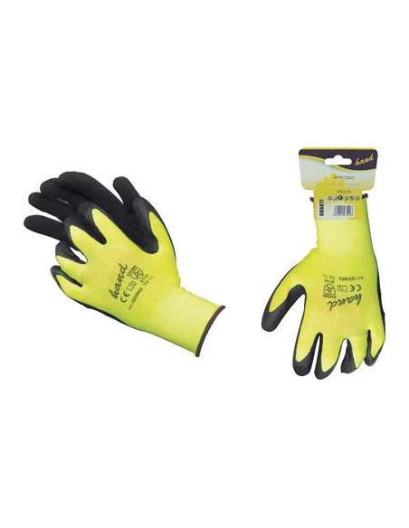 GUANI LATTICE RUGOSO NERO HAND MAGLIA LEGGERA SINTETICO GIALLO