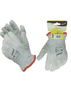 GUANTI DA LAVORO BOVINO PALMO FIORE DORSO CROSTA TG.9 Miglior