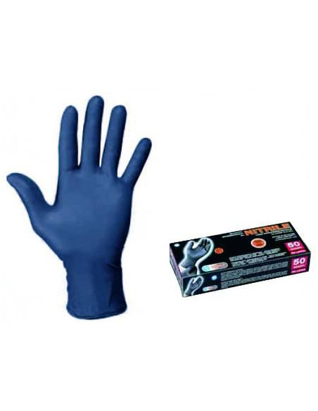 GUANTI IN NITRILE SPESSORATI NERI TAGLIA XL Miglior Prezzo