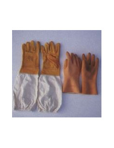 GUANTI IN PELLE FIORE ANTIPUNTURE L Miglior Prezzo