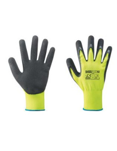 GUANTI NYLON/LATTICE GIALLO FLUO/NERO TG.9 Miglior Prezzo