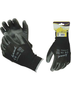 GUANTI POLIURETANO NERO HAND MIS. 
