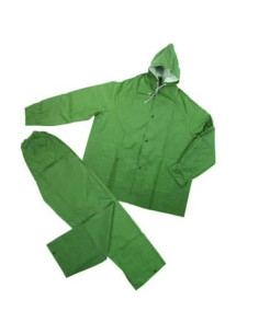 IMPERMEABILE GIACCA/PANTALONE IN PVC BISPALMATO PLP TG. 