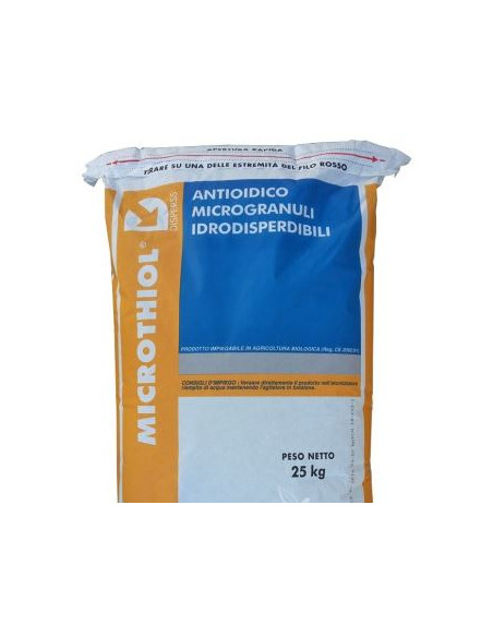 MICROTHIOL DISPERSS BIO WG ZOLFO 80% KG.15 Miglior Prezzo