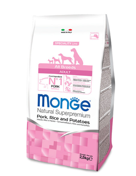 MONGE ALL BREED ADULT MAIALE RISO PATATE KG.12 Miglior Prezzo