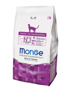 MONGE CAT ADULT SALMONE KG.1,5 Miglior Prezzo