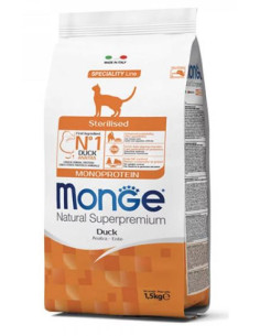 MONGE CAT MONOP. STERILIZED MERLUZZO KG.1,5 Miglior Prezzo