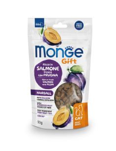 MONGE GIFT GATTO Meat Minis – Hairball – Ricco in Salmone