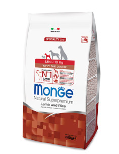 MONGE MINI PUPPY AGNELLO RISO KG.2,5 Miglior Prezzo