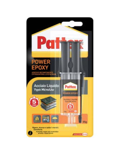 PATTEX POWER EPOXY ACCIAIO LIQUIDO MIX SIRINGA GR.35 Miglior