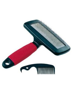 SPAZZOLE PER CANI E GATTI CARDATORE LARGO M/ANTISCIVOLO Miglior