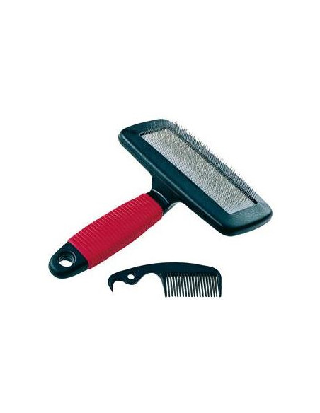 SPAZZOLE PER CANI E GATTI CARDATORE LARGO M/ANTISCIVOLO Miglior