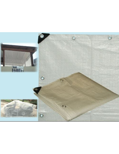 TELONI PLASTICA CRYSTAL NET 3X4 TRASP. 