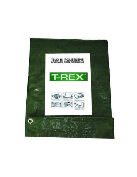 TELONI PLASTICA MT.6/10 VERDE BLU' Miglior Prezzo