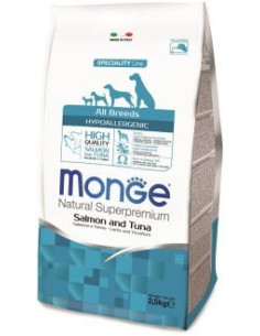 MONGE HYPOALLERG. SALM/TONNO KG.2,5 Miglior Prezzo