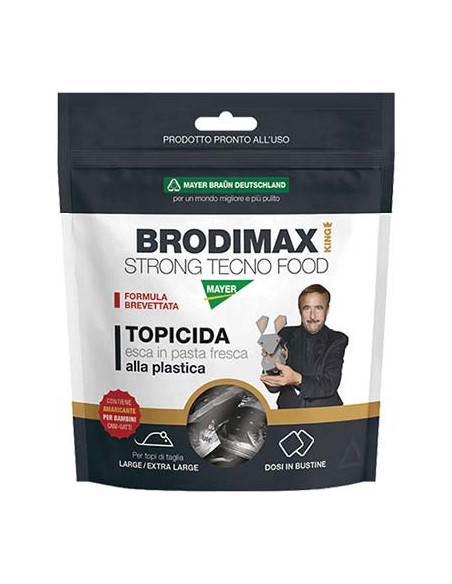 TOPICIDA BRODIMAX TECNO FOOD KING MAYERBRAUN GR.150 Miglior