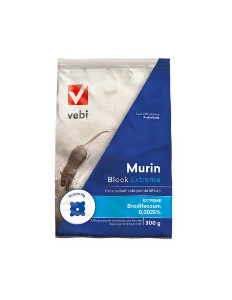 TOPICIDA MURIN BLOCK EXTREME GR.300 Miglior Prezzo