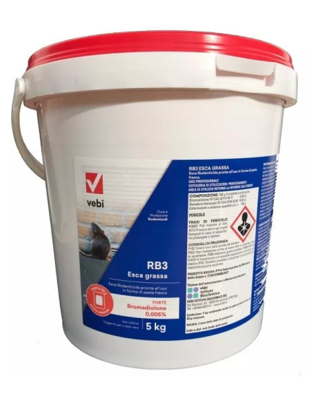 TOPICIDA RB3 ESCA GRASSA KG.5 Miglior Prezzo