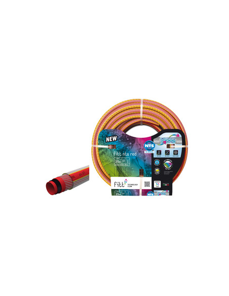 TUBO MAGLIATO NTS RED 5/8 X 25 MT. 