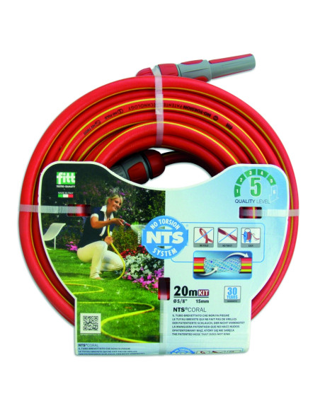 TUBO MAGLIATO NTS Red 5/8 20 MT - KIT Miglior Prezzo