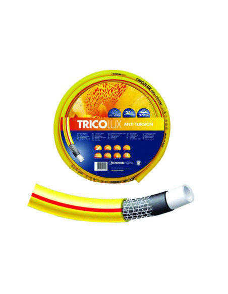 TUBO MAGLIATO TRICO LUX ANTI TORSIONE mm.19 (3/4) rot. 