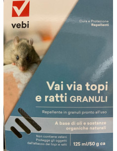 VAI VIA TOPI E RATTI GRANULI GR.50 Miglior Prezzo