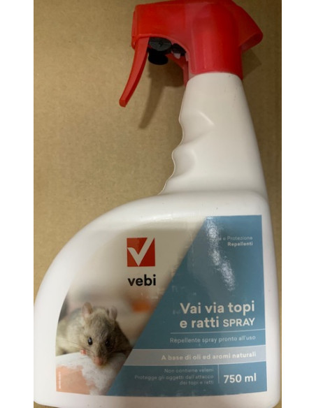 VAI VIA TOPI E RATTI SPRAY ML.750 Miglior Prezzo
