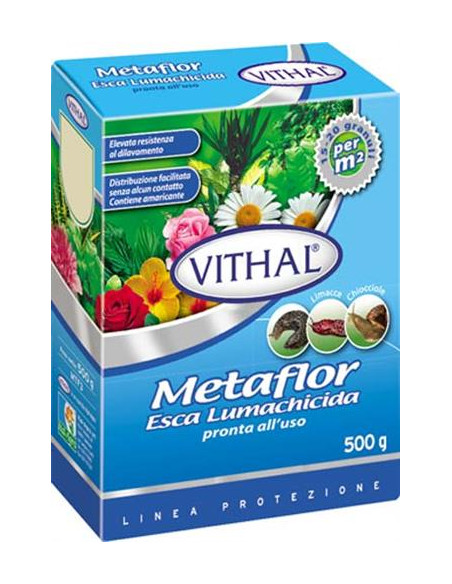 VITHAL INSETTICIDA LUMACHICIDA METAFLOR VITHAL GR 500 Miglior