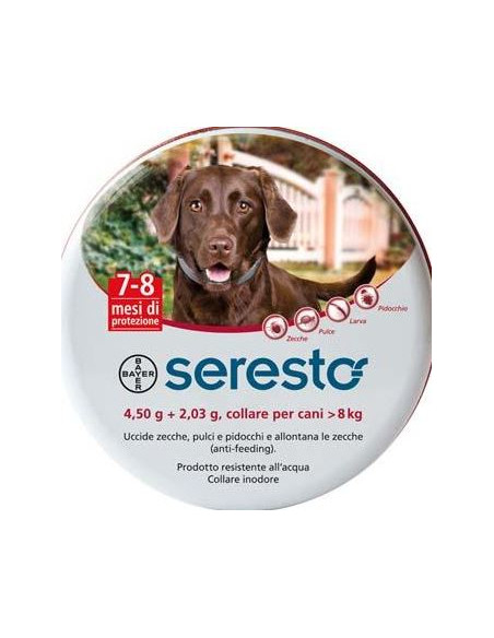 SERESTO COLLARE OLTRE 8 KG. 