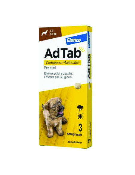 ADTAB COMPRESSE MASTICABILI PER CANI KG.22-45 Miglior Prezzo